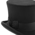 Mad Hatter - Walrus Hats Wool Felt 6 in. Height Victorian Top Hat - H7020